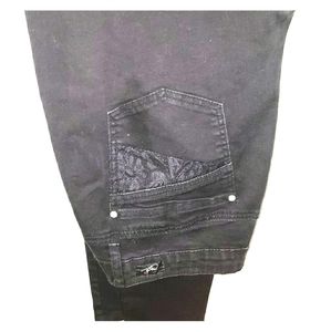 Super Cute Black with Lace Insert Pockets Jeans 18